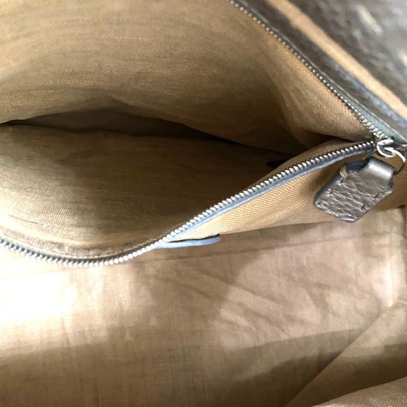 Fendi Pewter Villa Borghese Selleria Leather Bag - Picture 12 of 15